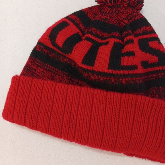 Captivating Headwear Cuff Beanie Hat Red University of Utah One Size - Picture 6 of 12